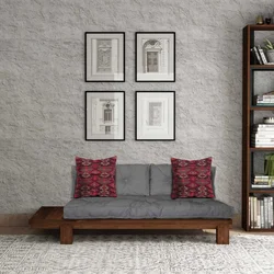ATELIER DEL SOFA Ležaljka - sofa orah - siva CPT8322 200