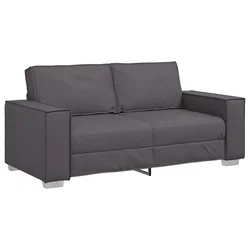 Dvosjed Sivi 180 cm Lažna koža