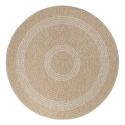 Bež okrogla zunanja preproga o 120 cm Comilla – Ayyildiz Carpets