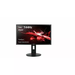 Monitor Acer 23.6 XF240QSbiipr, UM.UX0EE.S01, TN, Gaming, AMD FreeSync 144Hz (165Hz OC), 1ms, 2x HDMI, DP, Pivot, Full HD UM.UX0EE.S01