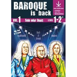 BAROQUE IS BACK SOLO TROMPETE ODER DUETT LEVEL 1-2 VOL.1 + AUDIO ONLINE