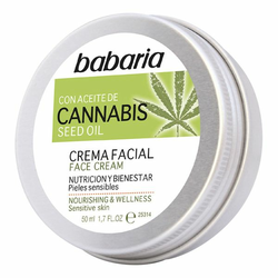 Hranjiva Krema za Lice Cannabis Babaria (50 ml)