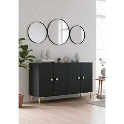 Hanah Home komoda Squarel 120, 120 cm, antracit