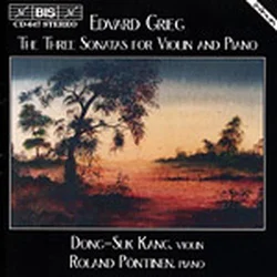 GRIEG E note za klavir THREE SONATAS FOR VL.AND piano