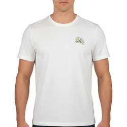 CMP majica za muškarce, bela sa logom na grudima