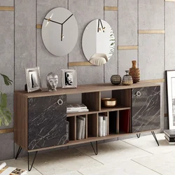 Hanah Home Konzolni sto Lorenz Ayna, 180x78.6x44.8 cm, Orah