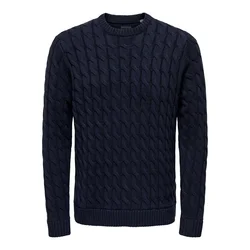 Only & Sons Pulover KICKER, modra