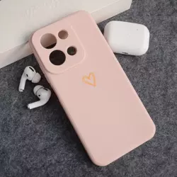 Maska Golden Heartbeat za Xiaomi Redmi 15C (173mm) roze