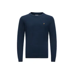 FARAH Pulover MAIDSTONE temno modra