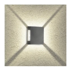 Brilagi - LED spoljašnje zidno svetlo QUADRAY LED/4W/230V antracit IP65