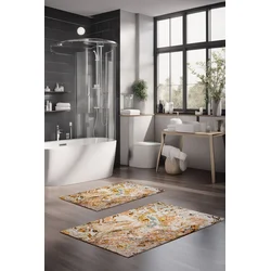 Lessentiel Maison Set prostirki za kupatilo CT-5058, 2 Komada, Šarena