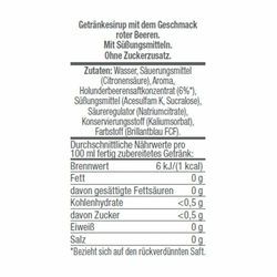 SodaStream Rote Beeren Mix ohne Zucker Sirup 375 ml, 1521101490