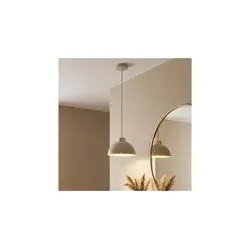 Brilagi - Luster na sajli 1xE27/60W/230V prečnik 18 cm bež/zlatna