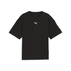 PUMA Essentials Boxy Tee Youth, Age, Black, 6-7Y