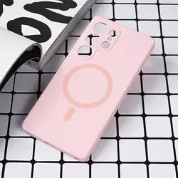 Torbica Magsafe Pure color za Samsung S938B Galaxy S25 Ultra roze