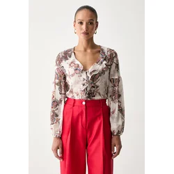 Guess bluza z volančki ženska EMY