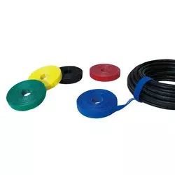 LOGILINK Čičak traka za vezivanje kablova Velcro 4m (Crna)