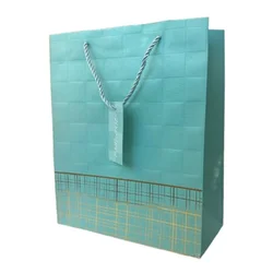 Ukrasne kese srednje 26X32X10 tirkizna