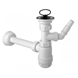 Sifon za lavabo McALPINE čaša sa priključkom za VM o32mm