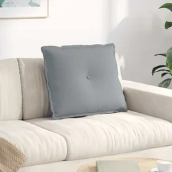 Jastuk za leđa Svijetlo siva 60 x 19 x 50 cm tkanina