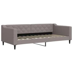 Vidaxl Raztegljiva postelja taupe 90x200 cm blago