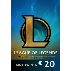 League of Legends Gift Card 20€ - Riot Key - EUROPE Server Only