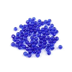 Plastične kroglice z razpokami O6 mm - (13) kraljevsko modra (500 g)