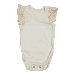 BUNNY BOO Atlet bodi za bebe, Krem
