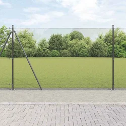 Zavareno žičano ogradno mreža s betonskom podlogom 50 x 1,5 m