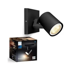 Philips - LED prigušiva spot svetiljka Hue RUNNER 1xGU10/4,2W/230V crna