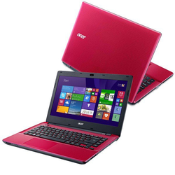 Acer - E5-411-C4S0 Intel QUAD CORE N2940.14 HD/4GB/500GB/Intel HD/DVD-RW/Linux/Red