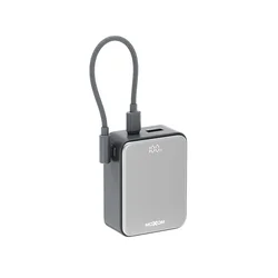 Moxom Power Bank MX-PB195 Mini Fast 22.5W Type-C to Lightning 10000mAh, Sivi