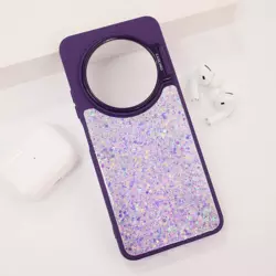 Maska Crystal Dots za Xiaomi Redmi 14C/ A4 (2025) ljubicasta