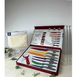 Tchibo Set stolnjak + royalty line noževi rl-col7a ( 359284 )