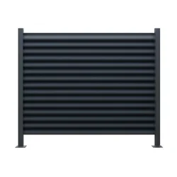MASTER Kolac za ogradu 60x60x1,5mm 150cm lijevi sivi