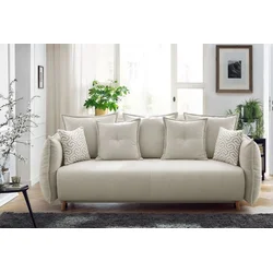 Atelier del Sofa Trosed na razvlačenje Puffy, 235 x 95 x 98 cm, Krem