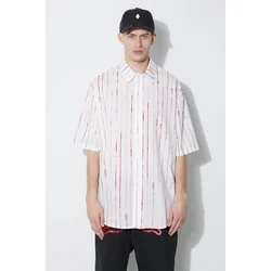 Bombažna srajca Marcelo Burlon County Pinstripes Over Shirt