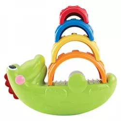 FISHER PRICE igračka zabavni krokodil za igru slaganja
