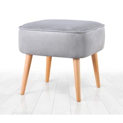 Atelier del Sofa Tabure 45x43x45cm, Svetlosivo