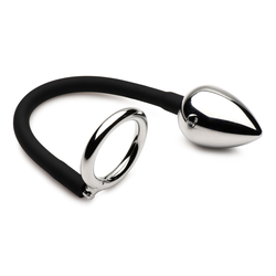 Master Series Tug + Plug Cock & Ball Ring with Anal Plug