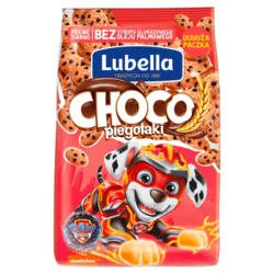 shumee Lubella Choco piegołaki Žitni čips v obliki piškotov z okusom čokolade 500 g
