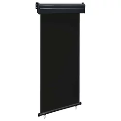 Balkonska bočna tenda 105 x 250 cm crna