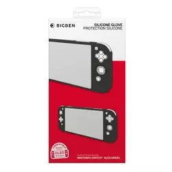 Zaštitna guma Nacon BigBen Silicone Glove - Black Nintendo Switch