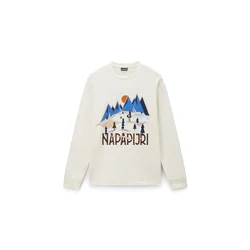 Majice Napapijri Tee Long-Sleeve T-Shirt White S