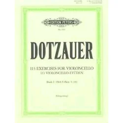 DOTZAUER:113 VILONCELLO ETUDEN