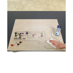 Podloga Chessex - Reversible Battlemat - Squares & Hexes - Playing Surface