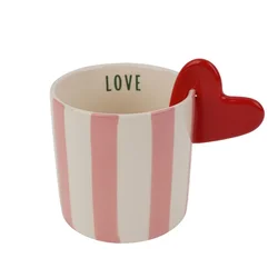 Cute&Cool HOME dekorativna šolja, srce roze 300ml