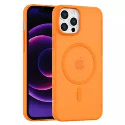 Matte Color MagSafe maska za iPhone 12/12 Pro – narandžasta