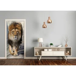 tulup.si Nalepka na vratih Lion 85x205 cm