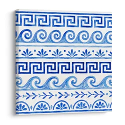 Slika keramični valovi in meander - 20x20